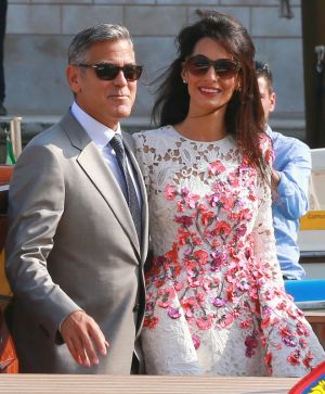 George Clooney and Amal Alamuddin wedding ring and floral Giambattista Valli Couture dress details.jpg